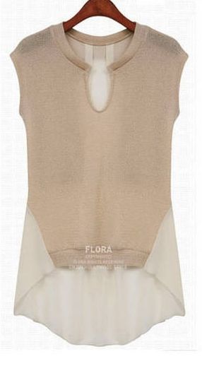 Blusa Marfim com Bege