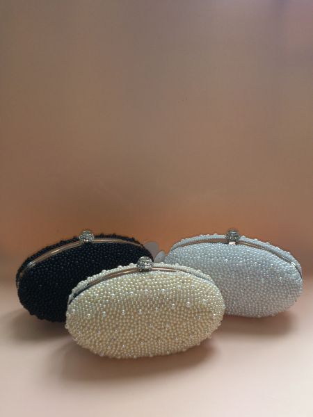 Clutch de Pérola Oval