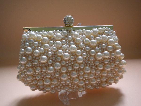 Clutch Pérola cor Champagne
